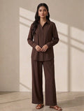 Chocolate Turkish Crepe Co-ord Set